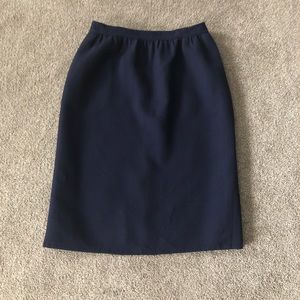 Altuna tweed pencil straight skirt size 16 Made in Italy lined midi lightweight